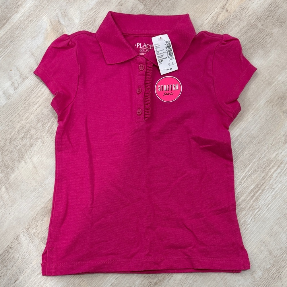 The Children's Place Fuchsia Polo Shirt for Kids